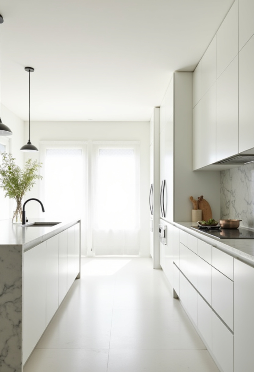 Straight Kitchen Design 4