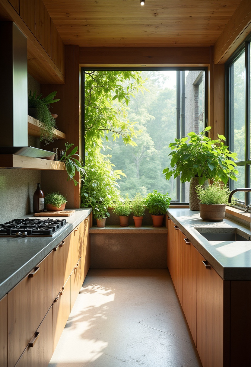 Straight Kitchen Design 6