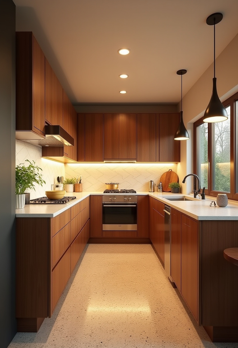 Straight Kitchen Design 7