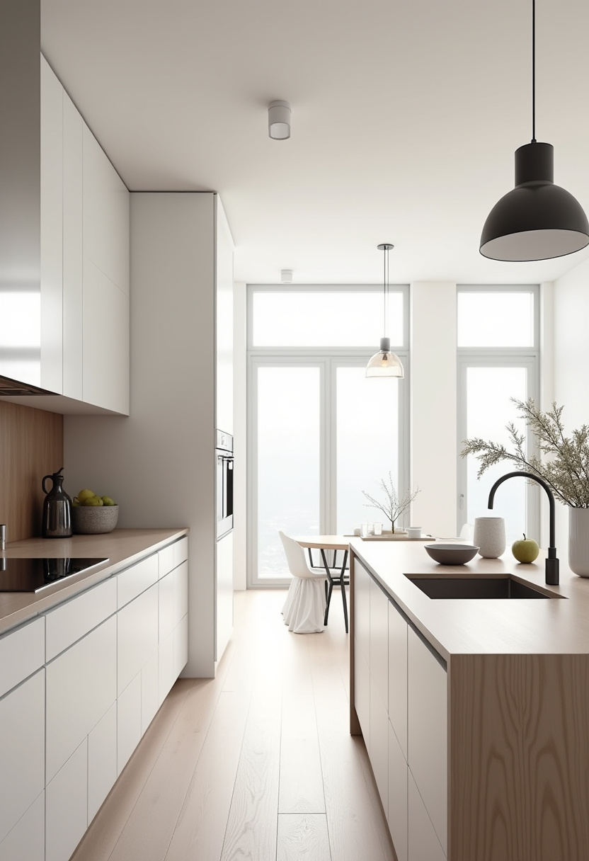 Straight Line Kitchen 1