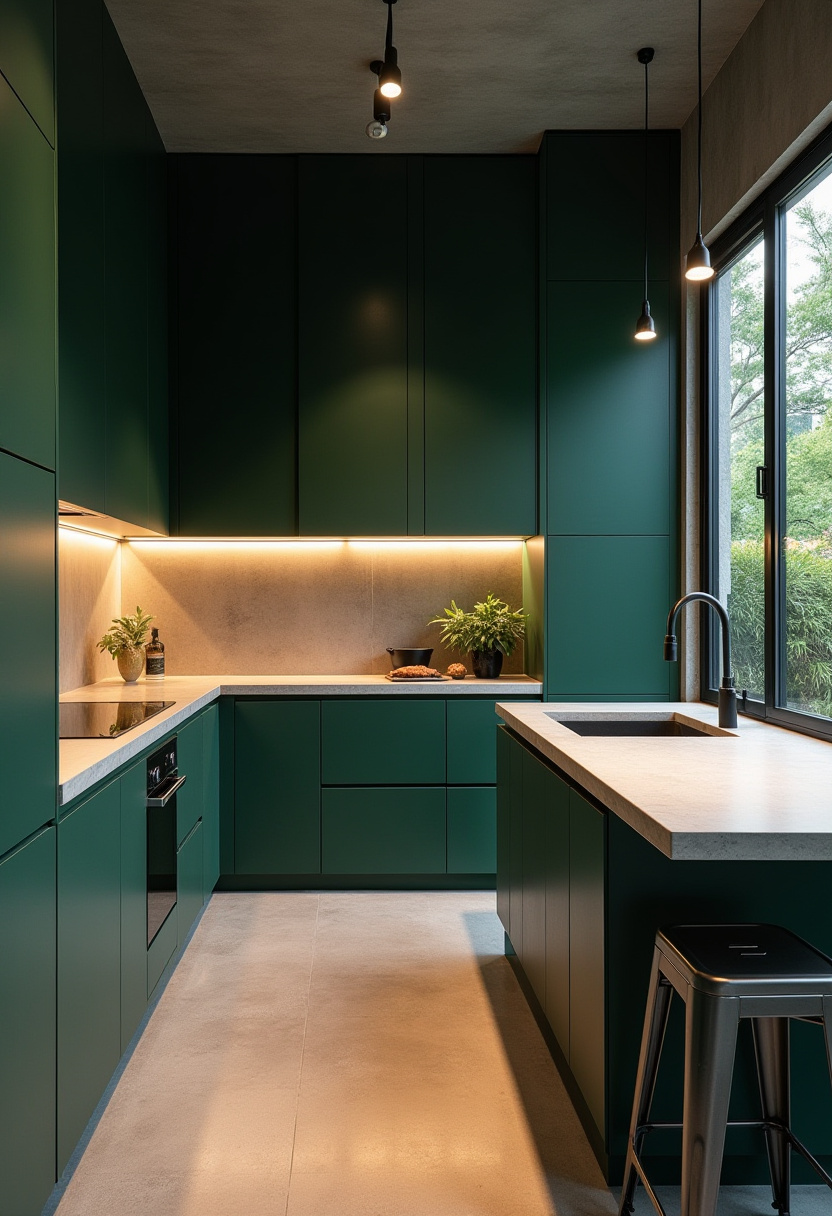 Straight Line Kitchen 19