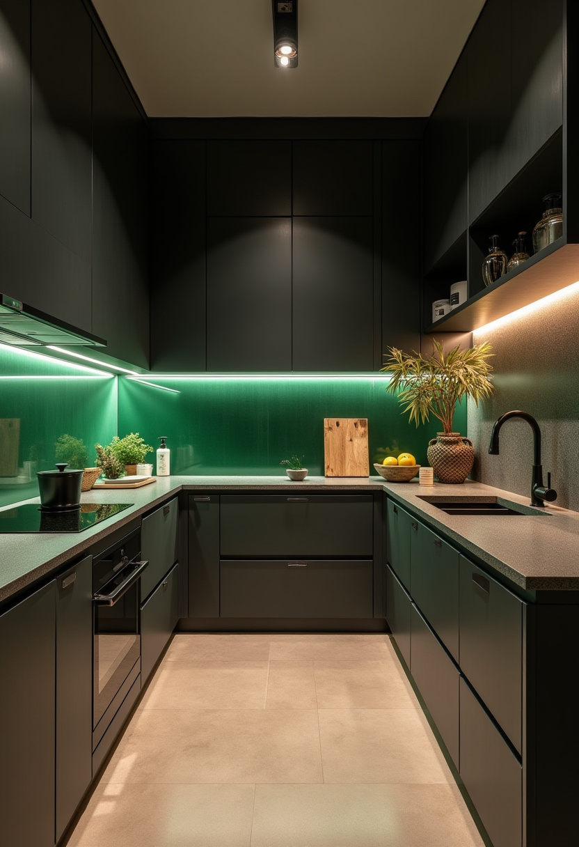 Straight Line Kitchen 4