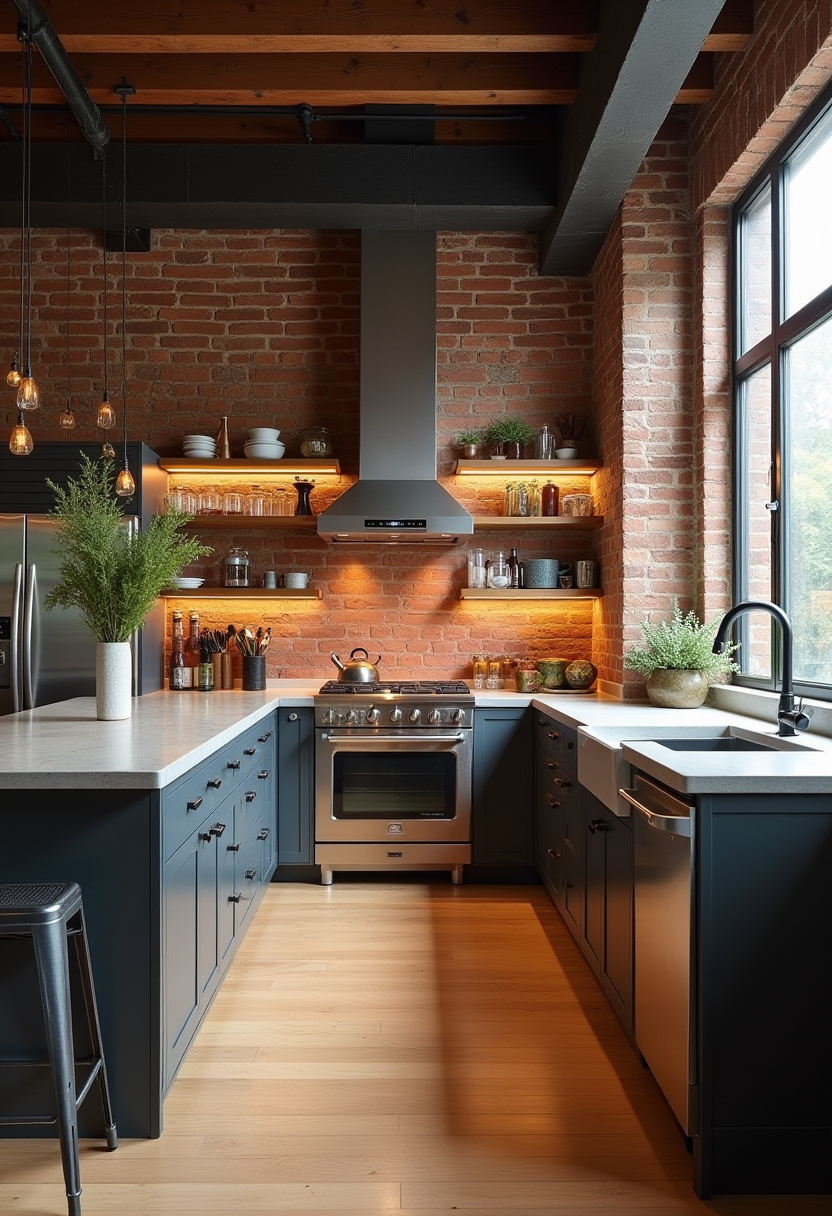 Straight Line Kitchen 8