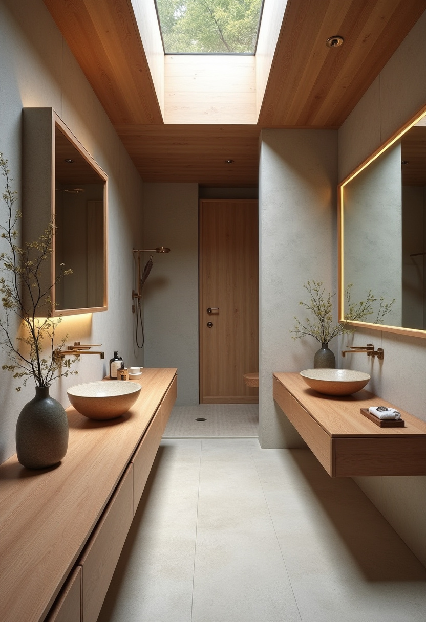 Japandi Bathroom Ideas 13