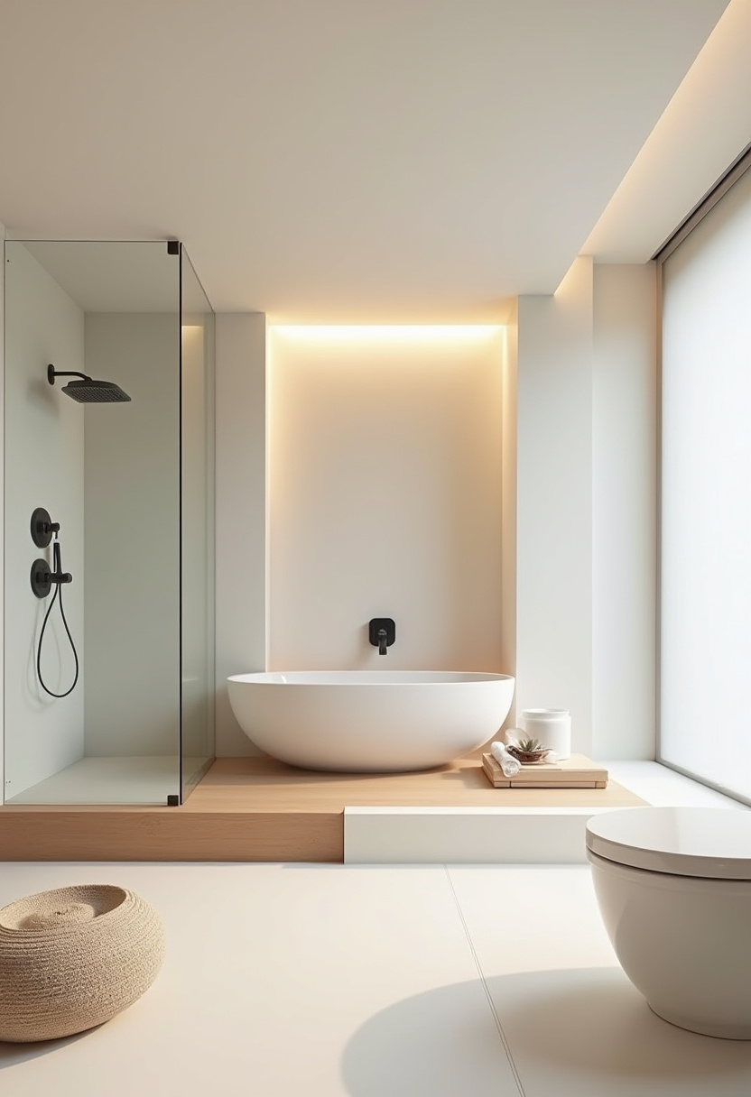 Japandi Bathroom Ideas 21