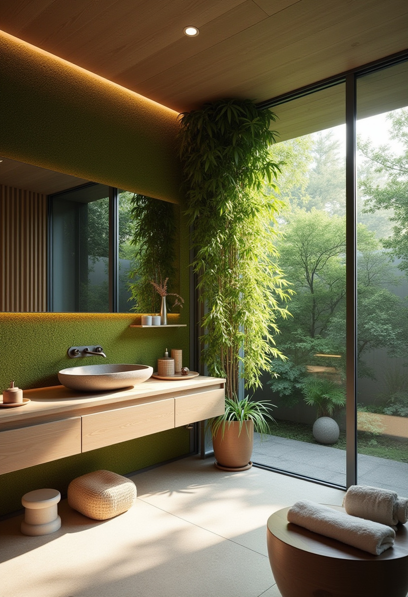 Japandi Bathroom Ideas 25