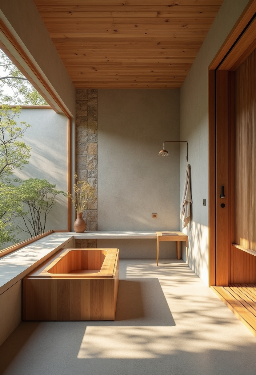 Japandi Bathroom Ideas 29