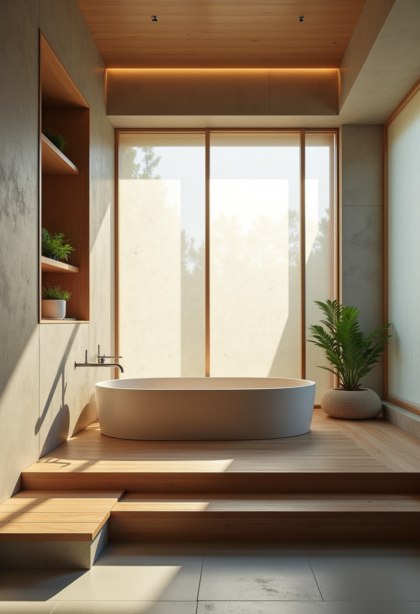 Japandi Bathroom Ideas 9